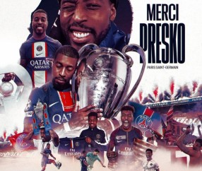 告别！记者：巴黎将在对阵朗斯赛后致敬金彭贝